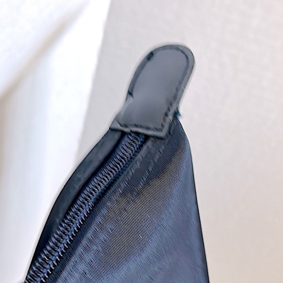 Samsonite navy nylon/ Leather weekender foldable duffle bag - Picture 6 of 16